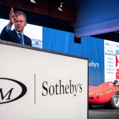 Classic Car Auction RM Sotheby's Monterey 2022 podium sale