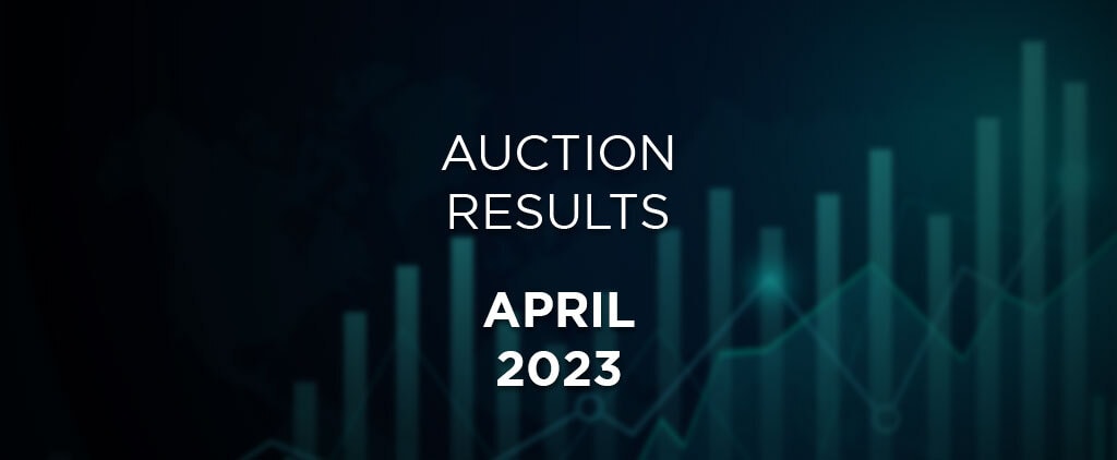 April 2023 Auction Results header