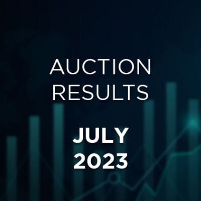 July 2023 auction results header