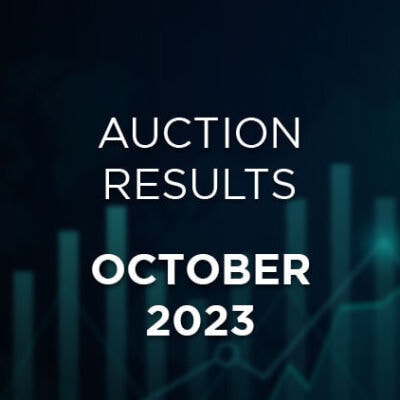 october 2023 classic car auction stats
